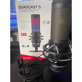 HyperX QuadCast S USBコンデンサーゲーミングマイク