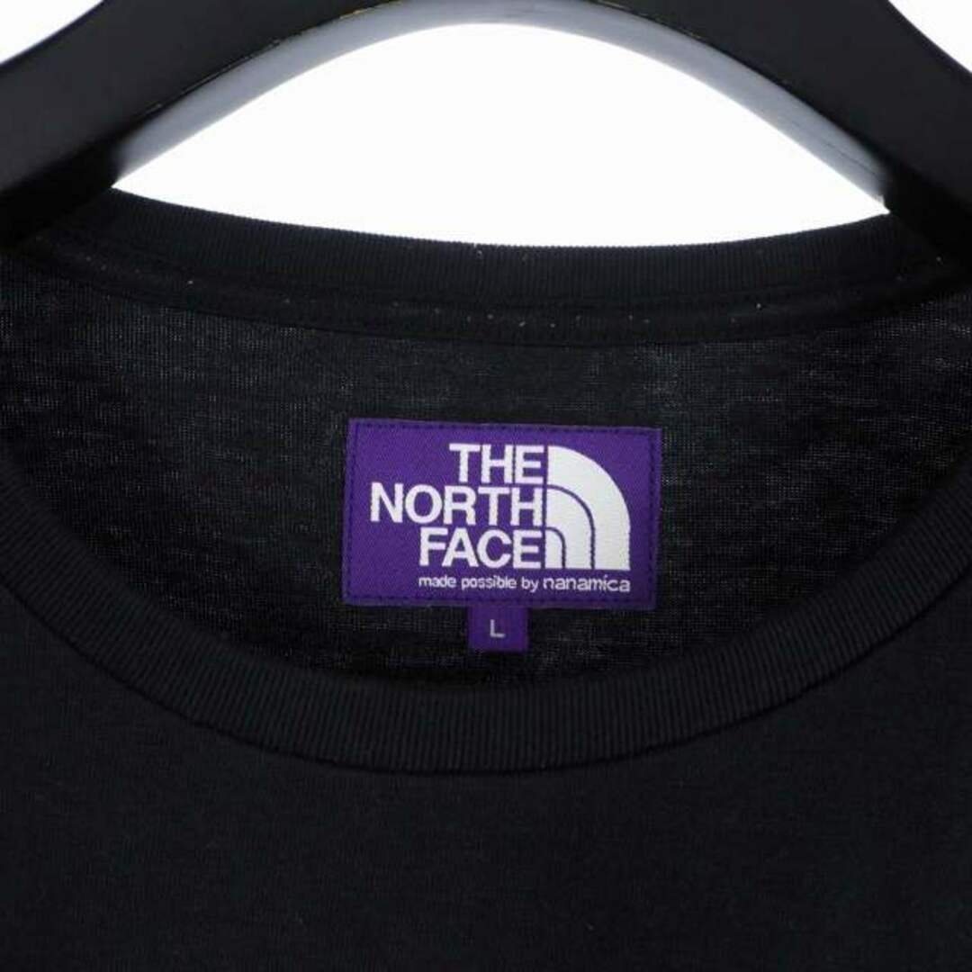 ノースフェイス パープルレーベル Tシャツ 半袖 ロゴ カットソー L ブラック メンズのトップス(Tシャツ/カットソー(半袖/袖なし))の商品写真