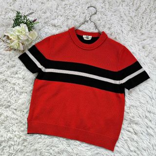 FENDI - 美品 入手困難 FENDI ニット M カシミヤ100% 半袖 本物保証