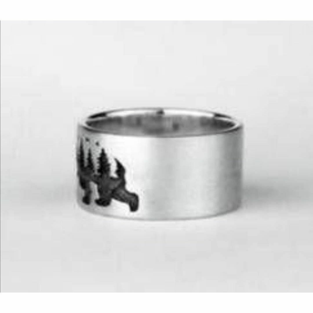 【052】リング メンズ アクセサリー シルバー ウルフ 指輪 20号 メンズのアクセサリー(リング(指輪))の商品写真