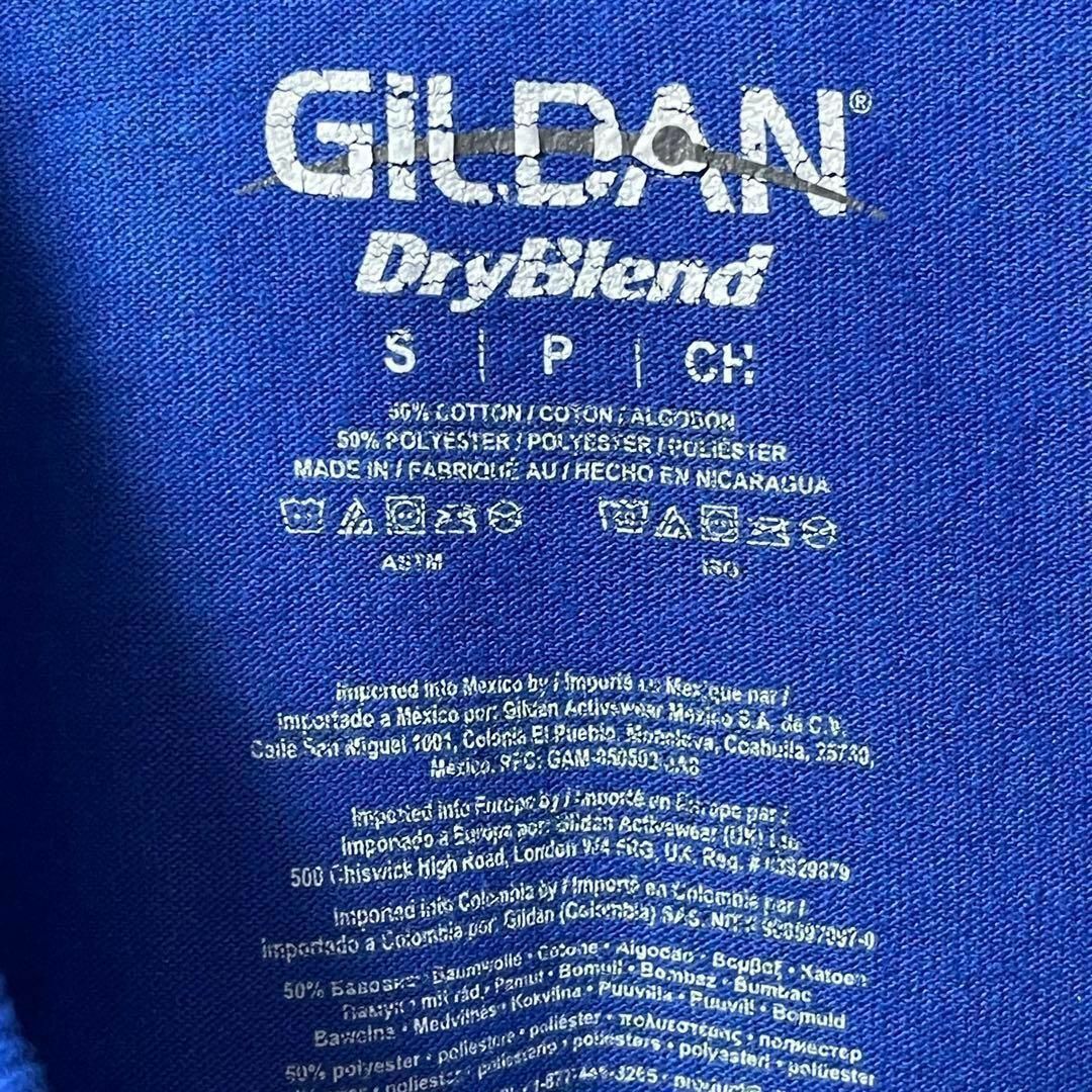 GILDAN アメリカ古着 スタープリントTシャツ ブルー メンズ メンズのトップス(Tシャツ/カットソー(半袖/袖なし))の商品写真