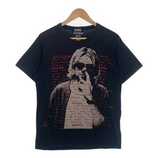 HYSTERIC GLAMOUR - HYSTERIC GLAMOUR ヒステリックグラマー KURT COBAIN カートコバーン プリントTシャツ ブラック 0211CT10 Size M