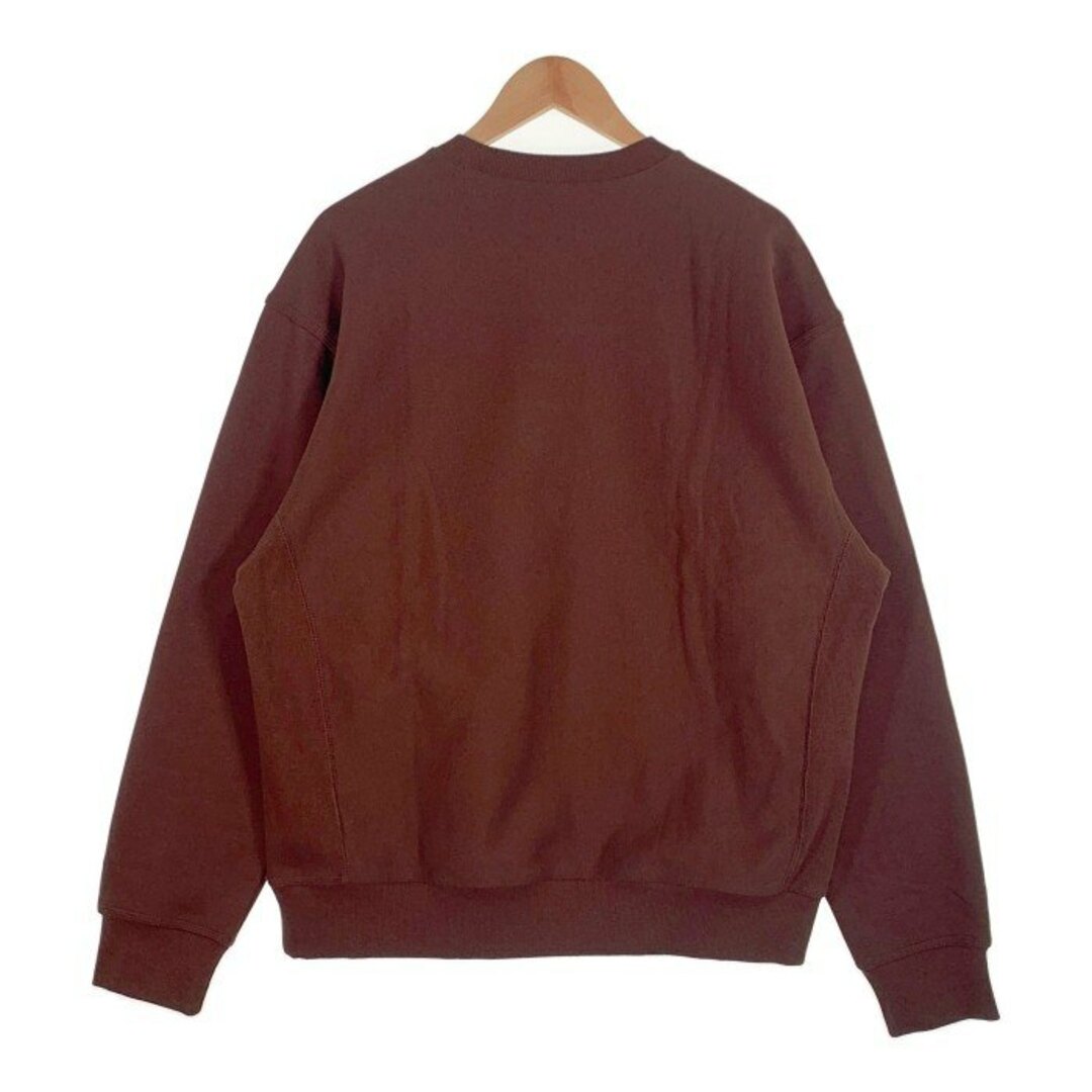 carhartt(カーハート)のCarhartt W.I.P カーハート ワークインプログレス 21AW AMERICAN SCRIPT SWEATSHIRT アメリカンスクリプト スウェットシャツ クルーネックトレーナー ブラウン Size L メンズのトップス(スウェット)の商品写真