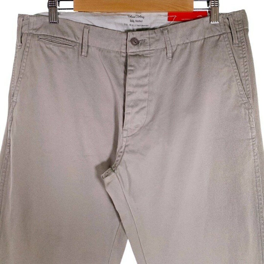 Deluxe Clothing デラックスクロージング DAILY ROCKER チノパンツ ライトグレー Size L メンズのパンツ(その他)の商品写真
