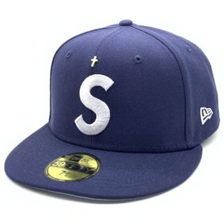 シュプリーム(Supreme)のSUPREME シュプリーム 24SS Gold Cross S Logo New Era ゴールドクロス Sロゴ ニューエラキャップ ネイビー Size 7 3/4(61.5cm)(キャップ)