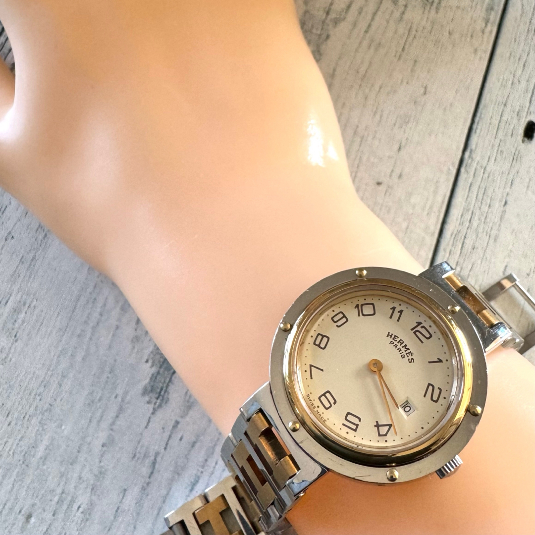 Hermes(エルメス)の【電池交換済】HERMES エルメス 腕時計 クリッパー ボーイズ ゴールド レディースのファッション小物(腕時計)の商品写真