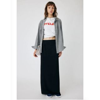 マウジー(moussy)のmoussy サテンスカート(ロングスカート)