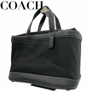 コーチ(COACH)のCOACH コーチ　s75　ナイロン　5459　ハンドバッグ　キャンバス　黒(ハンドバッグ)