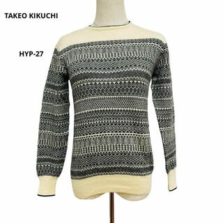 TAKEO KIKUCHI - 美品 TAKEO KIKUCHI タケオキクチ ニット セーター ２ ウール