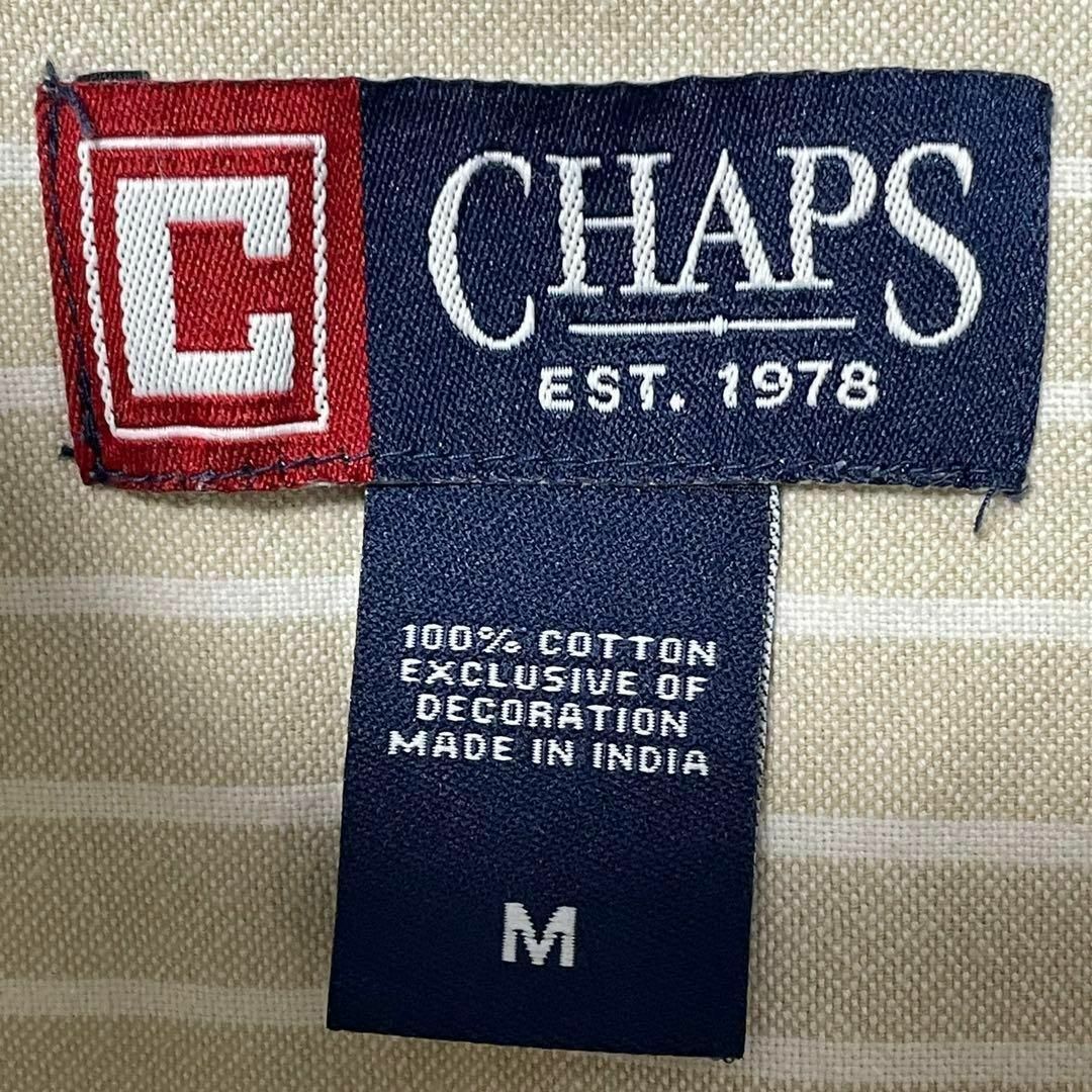 CHAPS(チャップス)のCHAPS チャップス 長袖シャツ ストライプ ワンポイントロゴ刺繍 メンズ メンズのトップス(シャツ)の商品写真