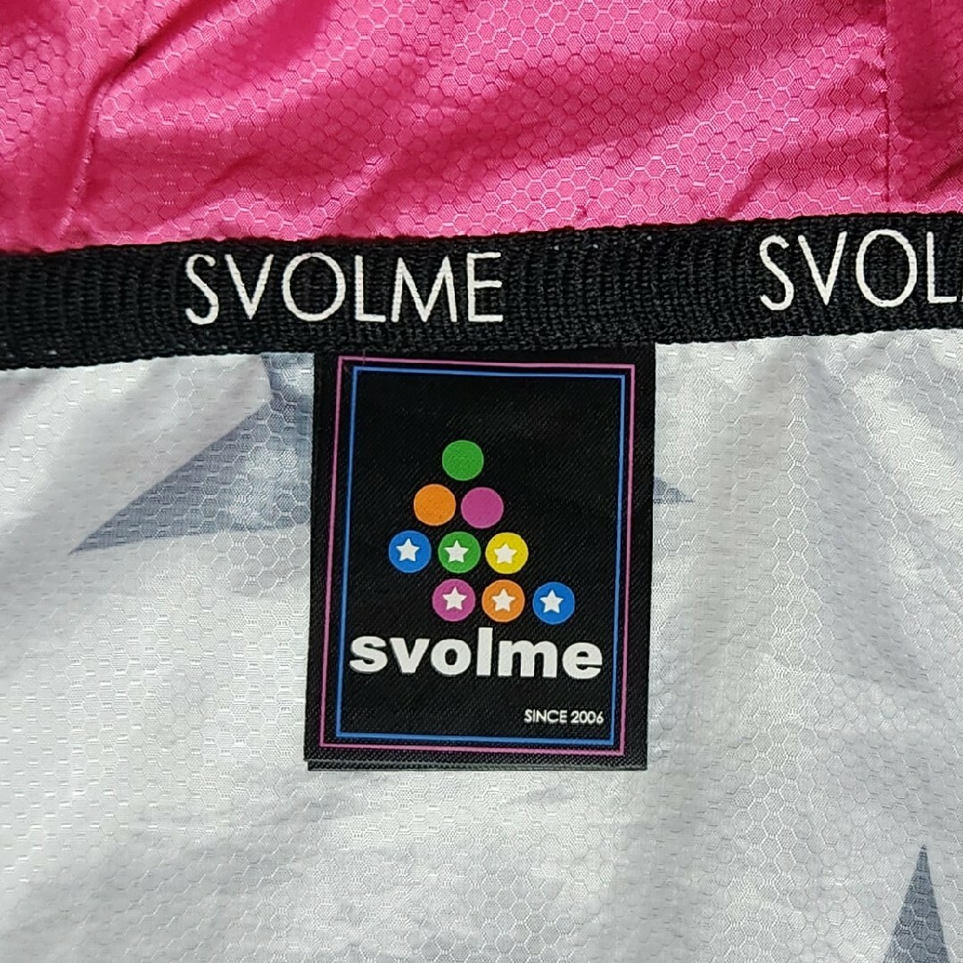 Svolme(スボルメ)のスボルメ 星柄ウインドブレーカー Ｌ ピステ素材 パーカー フーディ used スポーツ/アウトドアのサッカー/フットサル(ウェア)の商品写真