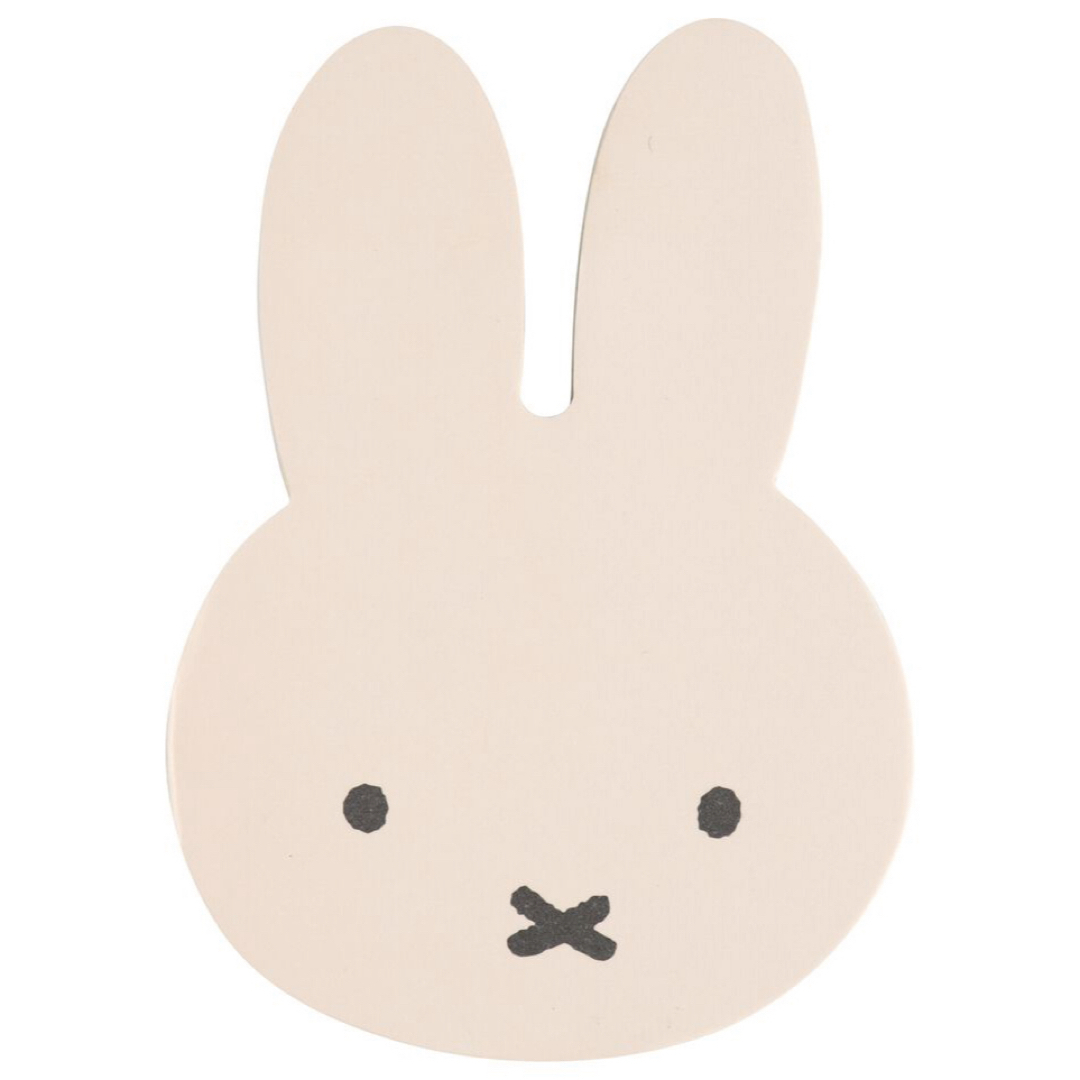 miffy(ミッフィー)の日本未発売 ミッフィー　付箋 miffy オランダ限定 お顔　ふせん インテリア/住まい/日用品の文房具(ノート/メモ帳/ふせん)の商品写真