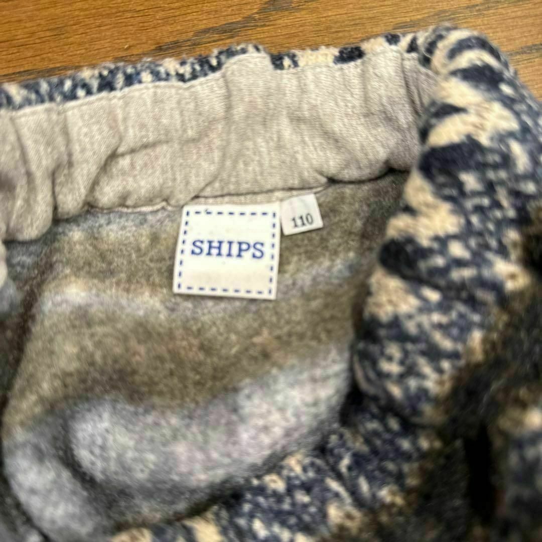 SHIPS(シップス)のシップス ships 半ズボン 110 キッズ 裏起毛 ハーフパンツ キッズ/ベビー/マタニティのキッズ服男の子用(90cm~)(パンツ/スパッツ)の商品写真