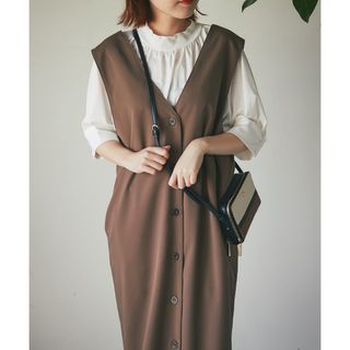 un dix cors - 【新品】un dix cors ブラウス見えする　シルケットギャザーカットソー