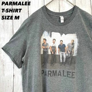 ミュージックティー(MUSIC TEE)のミュージックTシャツ古着　PARMALEE バックプリントTシャツ　M グレー(Tシャツ/カットソー(半袖/袖なし))