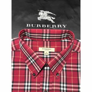 BURBERRY - 一回着用【美品】バーバリーロンドン メンズ 長袖シャツ L