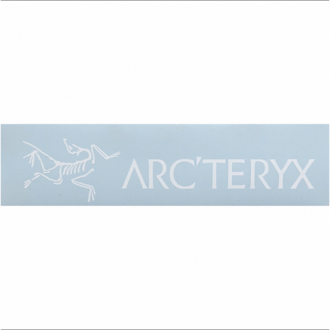 ARC'TERYX(アークテリクス)のARC'TERYX アークテリクス ステッカー　　◆20㎝◆グロスホワイト◆白◆ スポーツ/アウトドアのスポーツ/アウトドア その他(その他)の商品写真