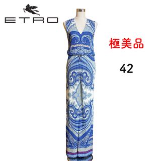 エトロ(ETRO)の希少 ETRO  エトロ ペイズリー柄  オールインワン  イタリア製  42(オールインワン)