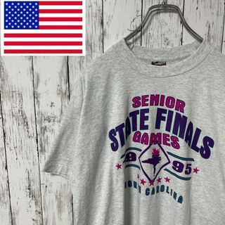 90s フルーツオブザルーム アメリカ古着 ビッグプリントTシャツ メンズ(Tシャツ/カットソー(半袖/袖なし))