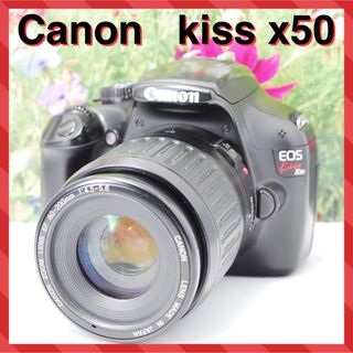 キヤノン(Canon)の❤️初心者オススメ❤️Canon キャノン kiss x50  レンズキット❤️(デジタル一眼)