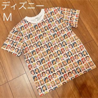 ディズニー(Disney)のディズニー　プリンセス　Tシャツ　カラフル　Mサイズ(Tシャツ(半袖/袖なし))