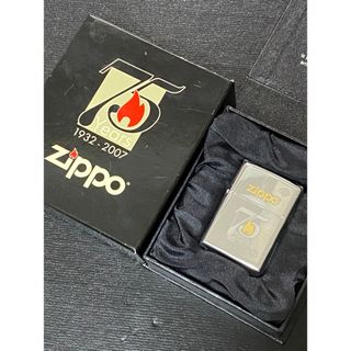 zippo 75Years 1932-2007 シルバー 2007年製(その他)