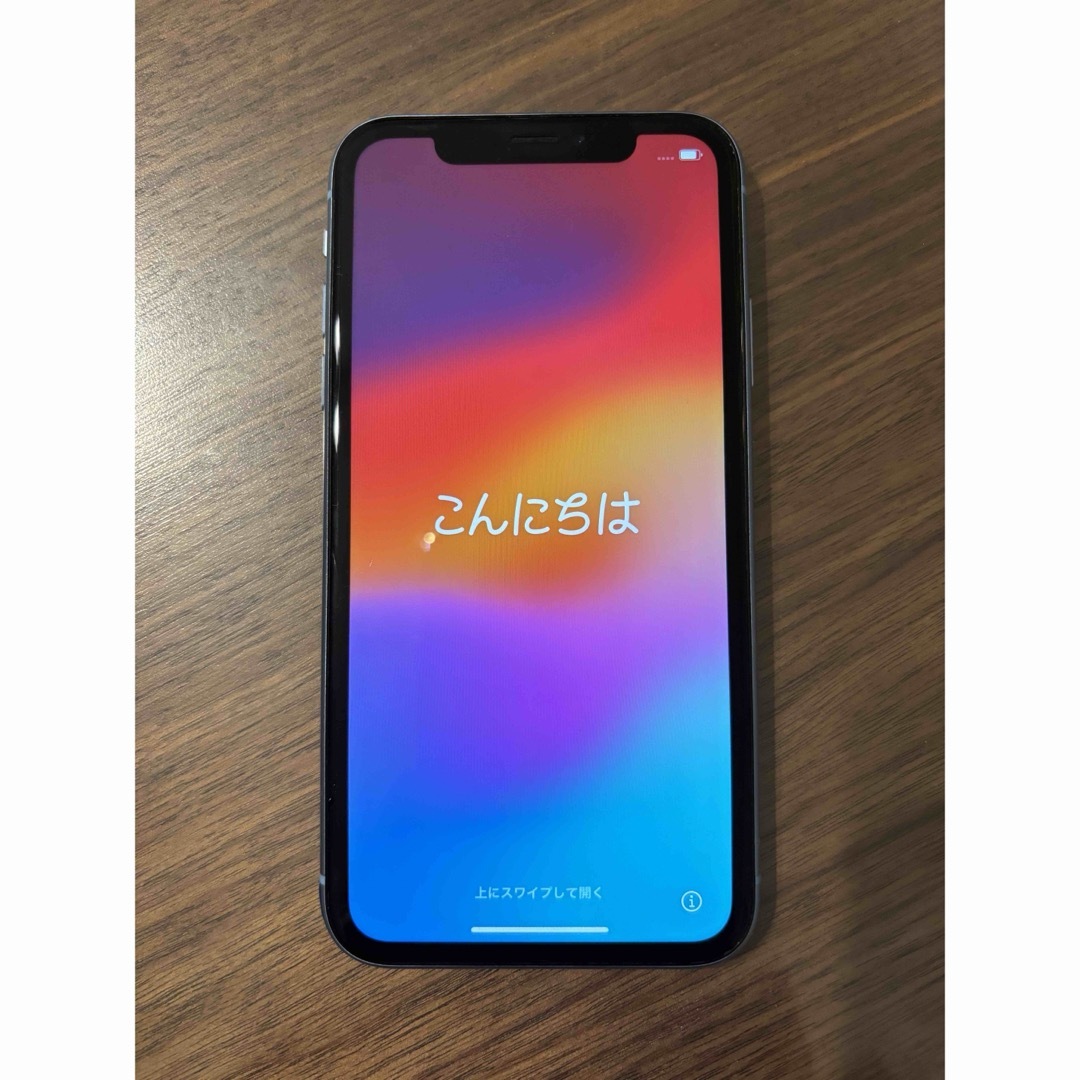 iPhone(アイフォーン)のiPhone XR 本体 ブルー apple SIMフリー 中古 美品 スマホ/家電/カメラのスマートフォン/携帯電話(スマートフォン本体)の商品写真