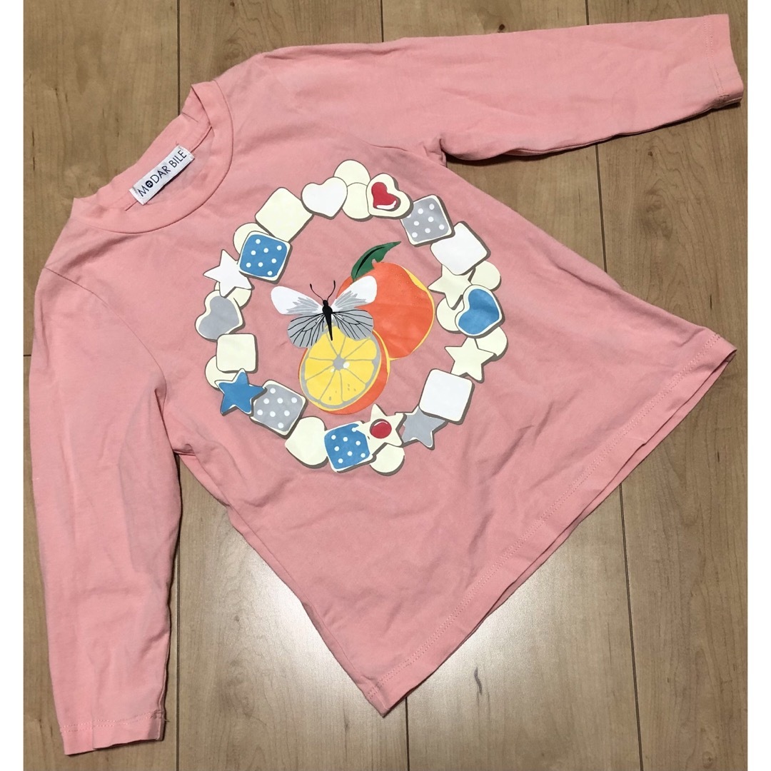 MODAR BILE  モダルビーレ　100 長袖 キッズ/ベビー/マタニティのキッズ服女の子用(90cm~)(Tシャツ/カットソー)の商品写真