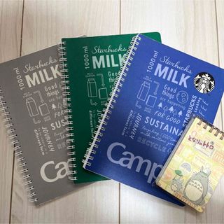 スターバックス(Starbucks)のSTARBUCKS リングノート　スタバ　どんぐり共和国　ミニノート　トトロ(ノート/メモ帳/ふせん)