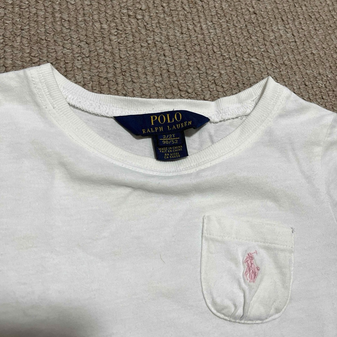 Ralph Lauren(ラルフローレン)のラルフローレン　女の子Tシャツ　90センチ キッズ/ベビー/マタニティのキッズ服女の子用(90cm~)(Tシャツ/カットソー)の商品写真