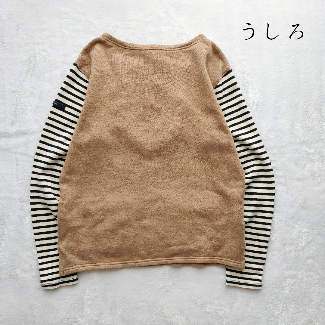 SHIPS(シップス)のシップス◆長袖 カットソー 110 ママ セット◆親子コーデ ペア ボーダー 服 キッズ/ベビー/マタニティのキッズ服男の子用(90cm~)(Tシャツ/カットソー)の商品写真