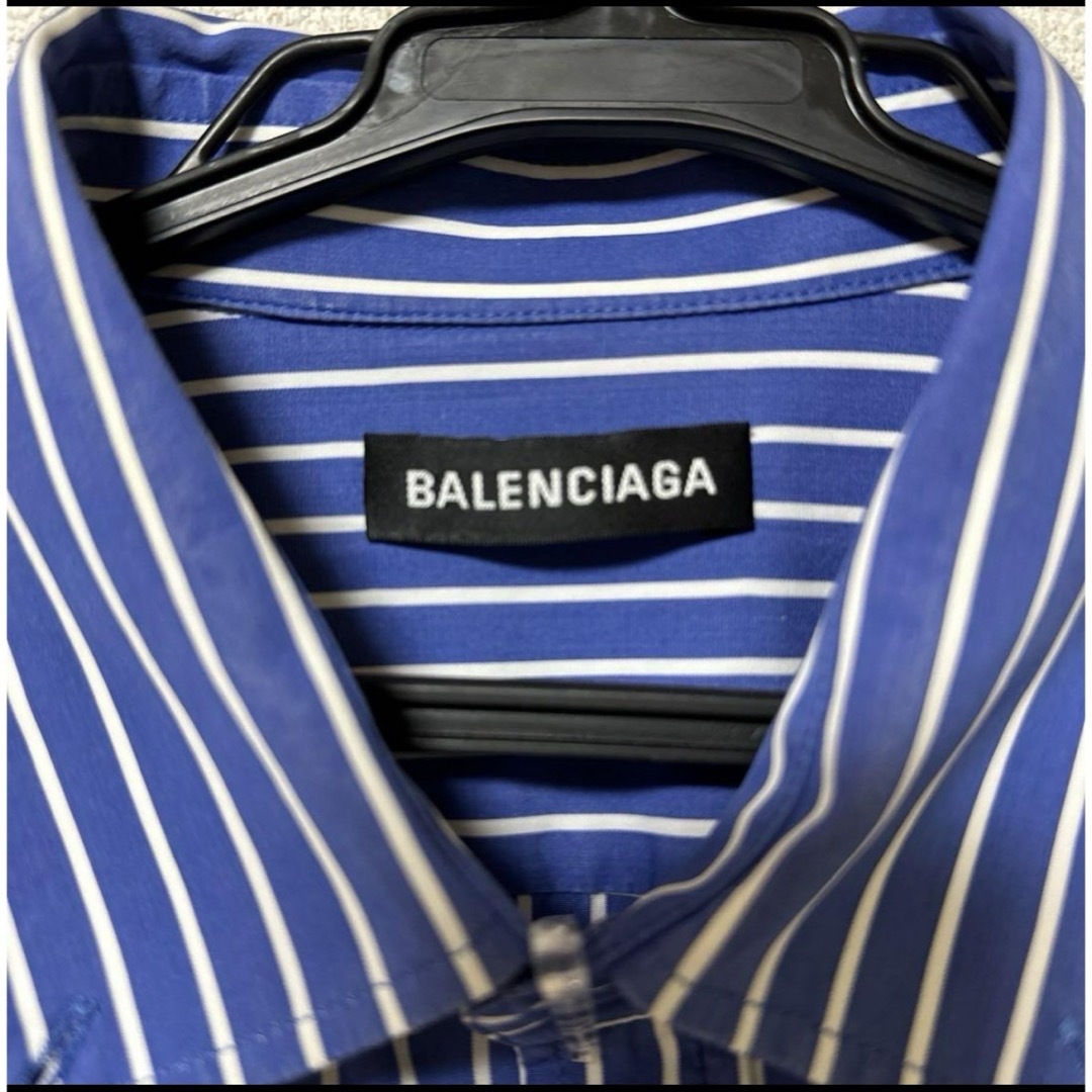 Balenciaga(バレンシアガ)のBALENCIAGA balenciaga バレンシアガ ストライプシャツ メンズのトップス(Tシャツ/カットソー(七分/長袖))の商品写真