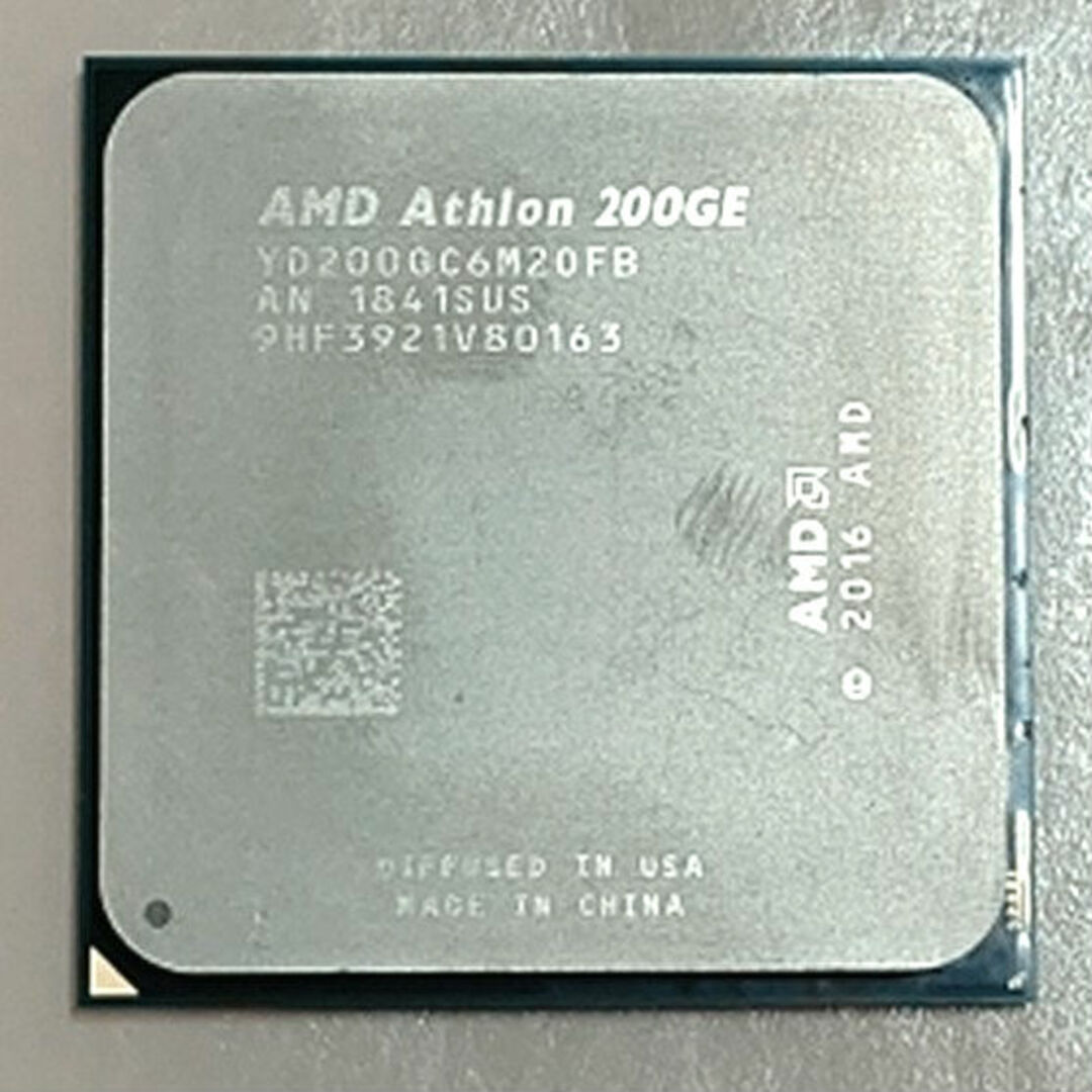 AMD(エーエムディー)のAMD Athlon 200GE 3.2GHz スマホ/家電/カメラのPC/タブレット(PCパーツ)の商品写真