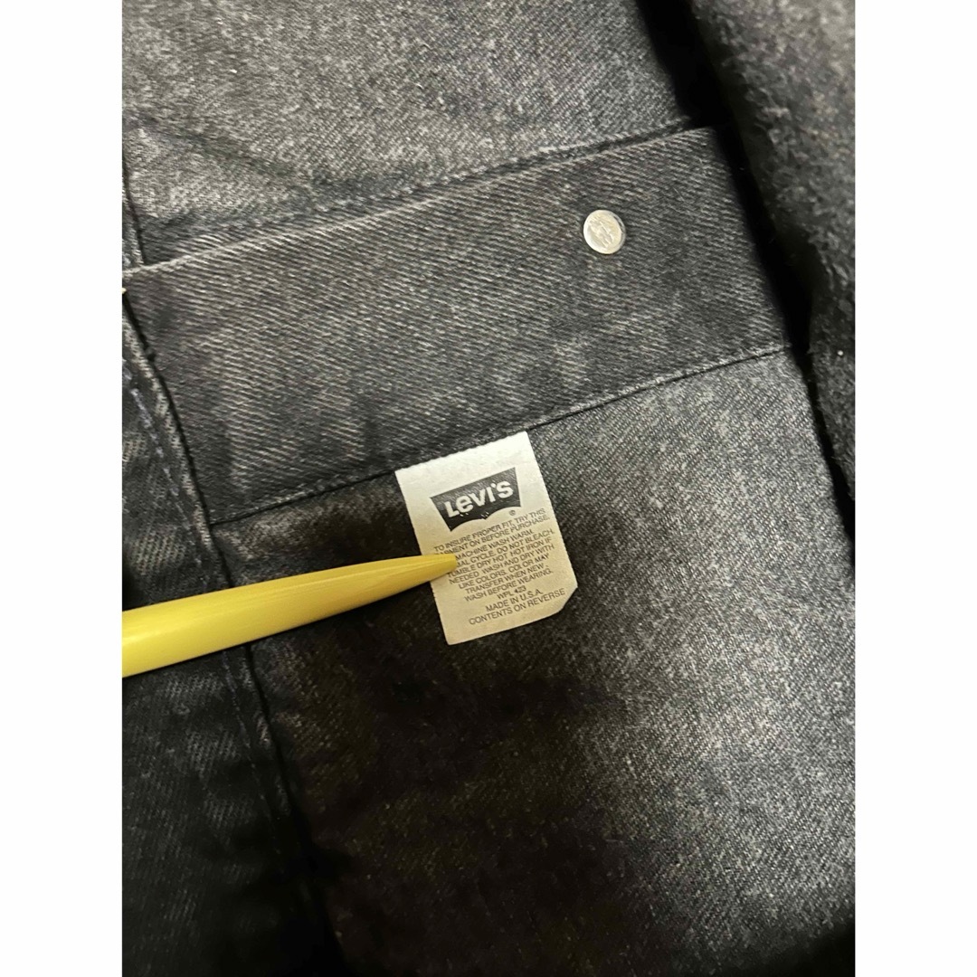 Levi's(リーバイス)の良品 90s USA製 Levi's 70507-4159 ブラック XL メンズのジャケット/アウター(Gジャン/デニムジャケット)の商品写真