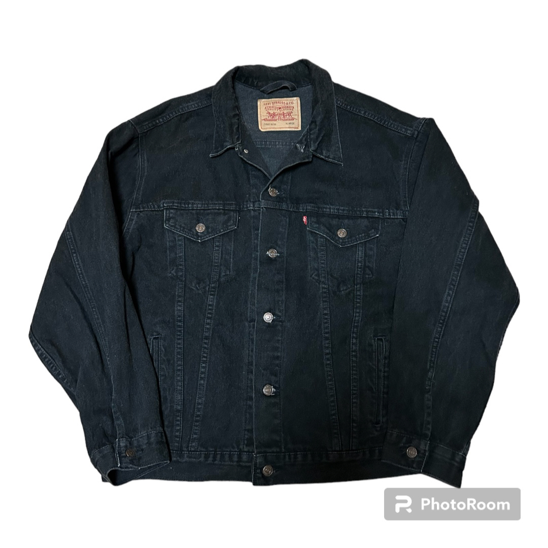 Levi's(リーバイス)の良品 90s USA製 Levi's 70507-4159 ブラック XL メンズのジャケット/アウター(Gジャン/デニムジャケット)の商品写真