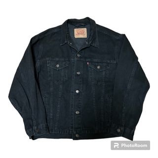 リーバイス(Levi's)の良品 90s USA製 Levi's 70507-4159 ブラック XL(Gジャン/デニムジャケット)