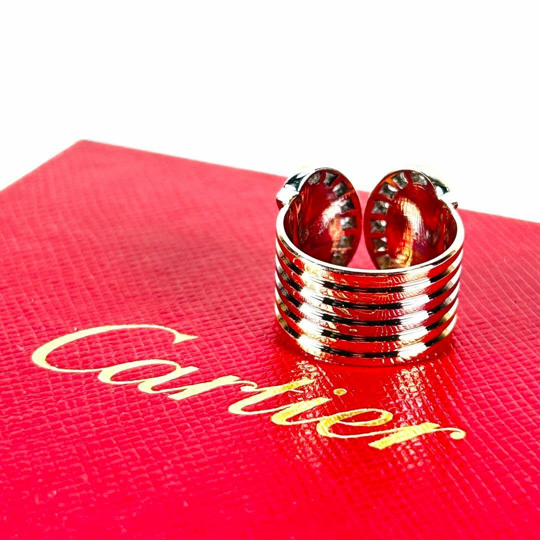 新品仕上げ済✨CARTIER 2C C2 ドゥーブルC ダイヤ #48 新品仕上げ済✨CARTIER 2C C2 ドゥーブルC ダイヤ #48