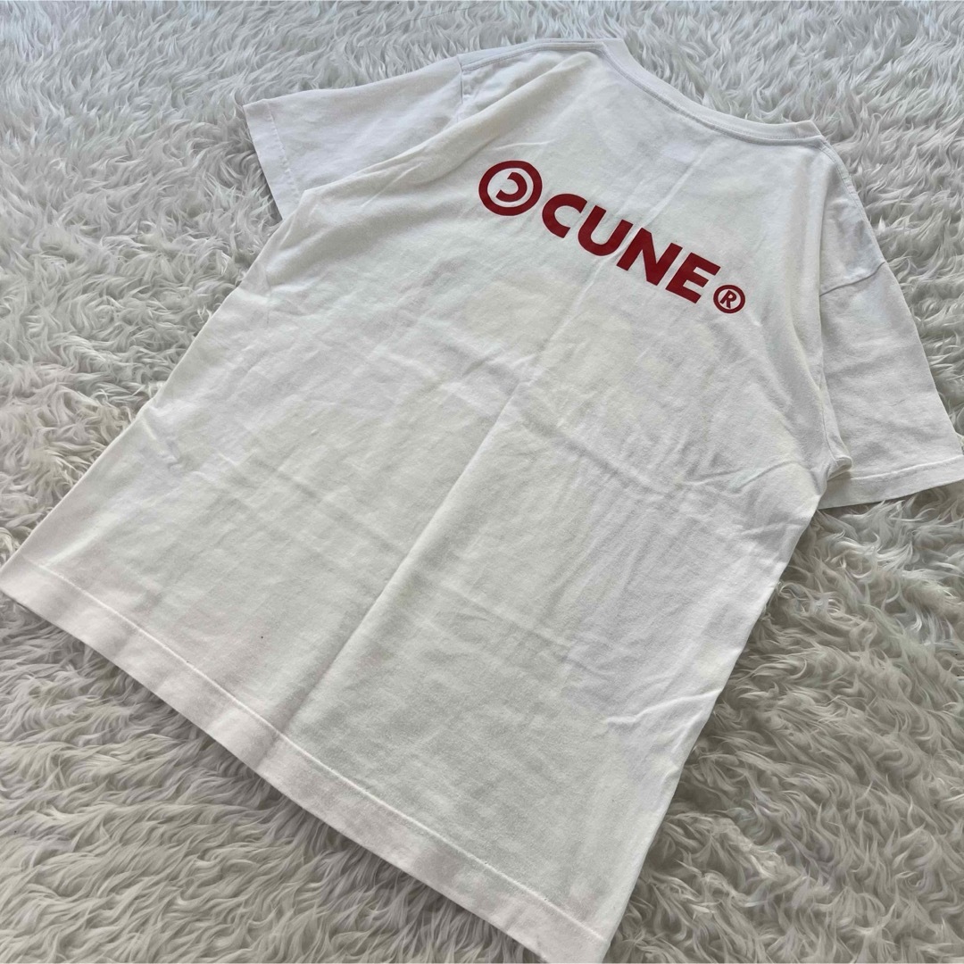 CUNE(キューン)のcune キューン メンズ ユニセックス tシャツ うさぎ&犬 ホワイト L メンズのトップス(Tシャツ/カットソー(半袖/袖なし))の商品写真