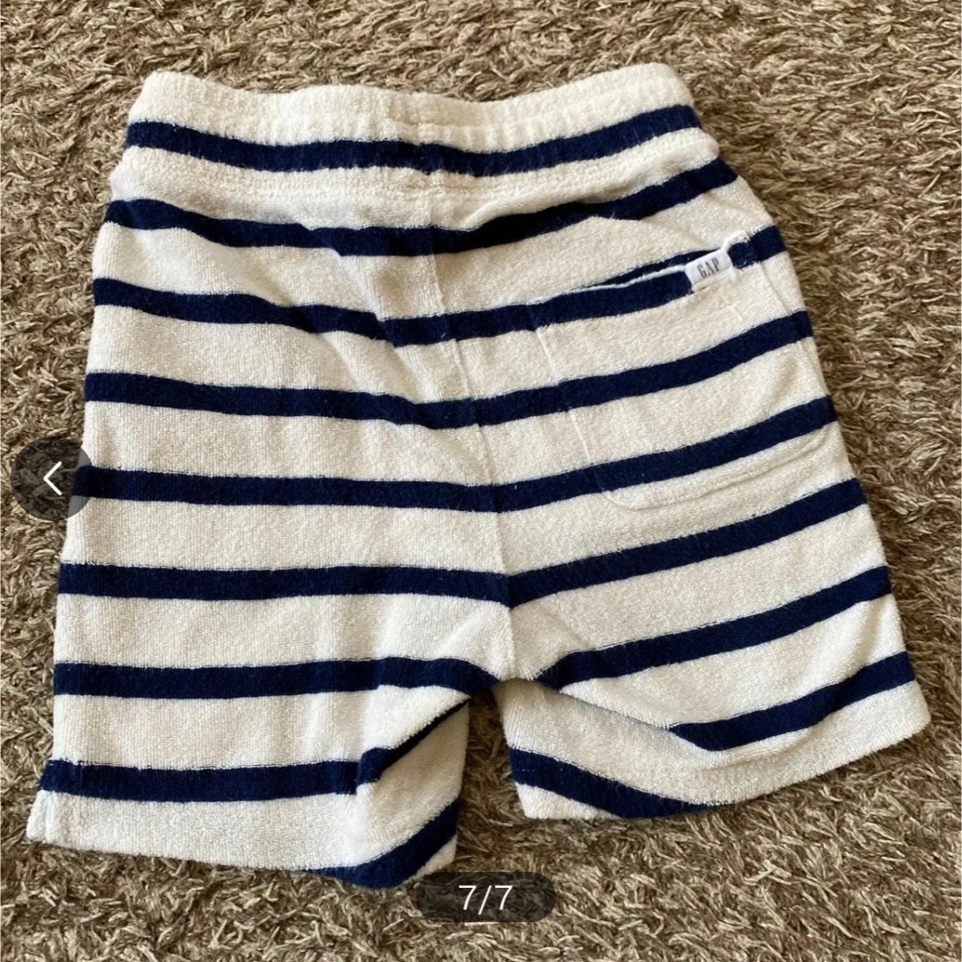 babyGAP(ベビーギャップ)のbaby GAP 90 ハーフパンツ　2枚セット キッズ/ベビー/マタニティのキッズ服男の子用(90cm~)(パンツ/スパッツ)の商品写真