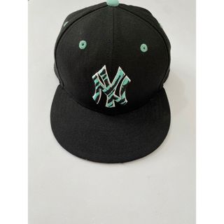 ニューエラー(NEW ERA)のニューエラ　ニューヨークヤンキース　53.9cm ゼブラ(帽子)