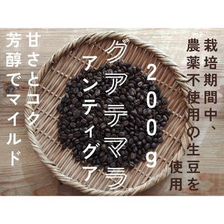 グアテマラ　アンティグア　自家焙煎コーヒー豆　200g(コーヒー)