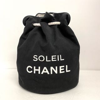 シャネル(CHANEL)の【美品】シャネル CHANEL/ 巾着リュック ブラック(リュック/バックパック)