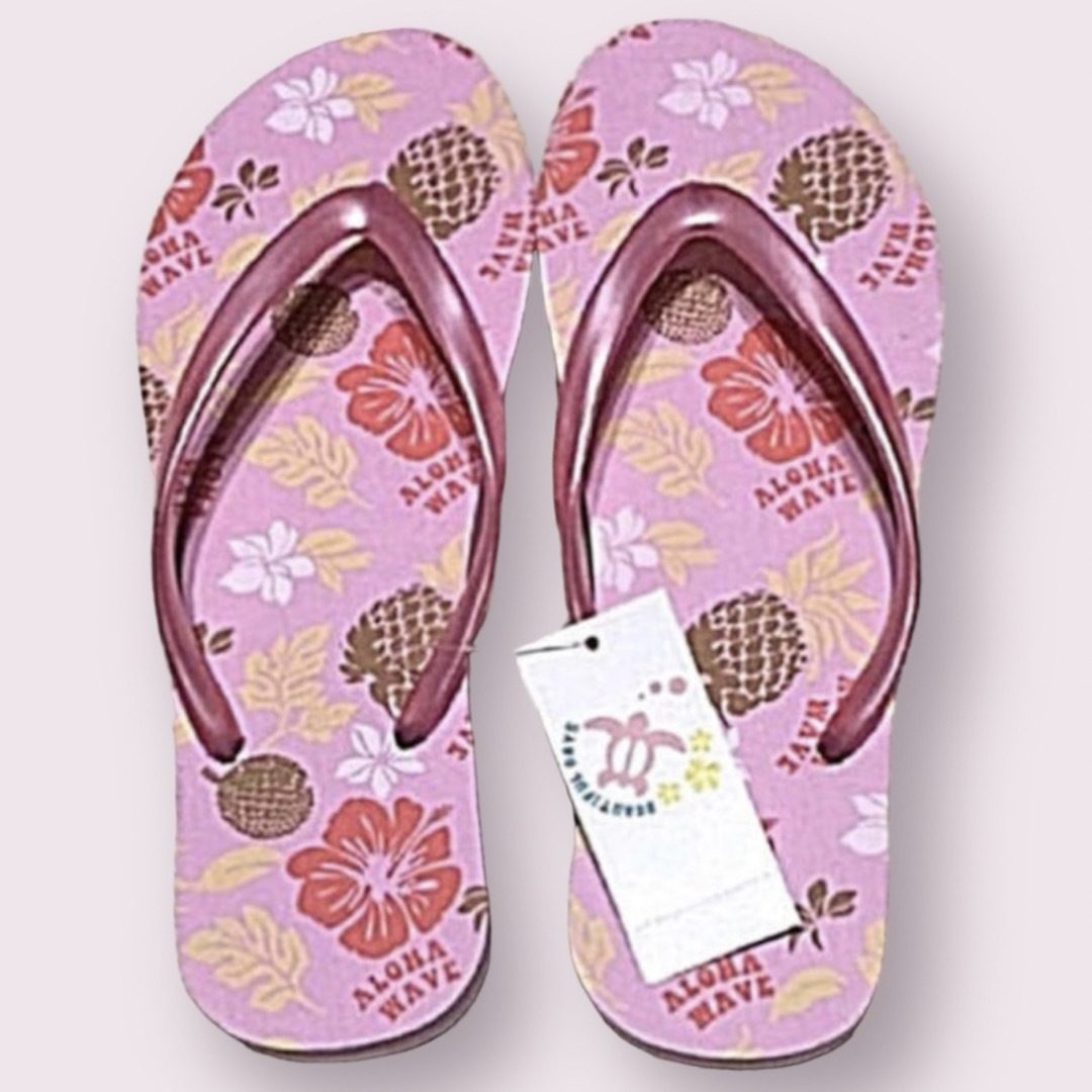 新品 タグ付き❤️BEAUTIFUL DAYS 花柄 ビーチサンダル レディースの靴/シューズ(サンダル)の商品写真