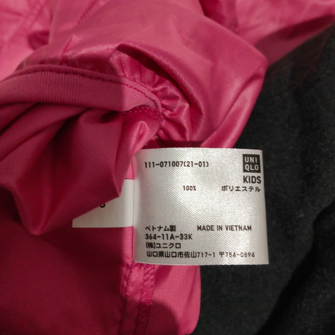 UNIQLO(ユニクロ)のユニクロ パーカー 120 キッズ/ベビー/マタニティのキッズ服女の子用(90cm~)(ジャケット/上着)の商品写真