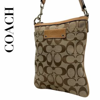 コーチ(COACH)のCOACH コーチ　s74　斜め掛け　ショルダーバッグ　シグネチャー　キャンバス(ショルダーバッグ)