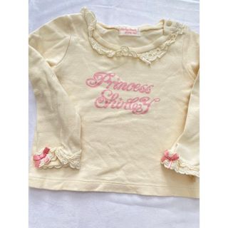 Shirley Temple - シャーリーテンプル　長袖　Tシャツ　ロンT 白　アイボリー