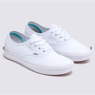 ヴァンズ(VANS)のvans スニーカー　コンフィクッシュ　オーセンティック　ホワイト　白(スニーカー)