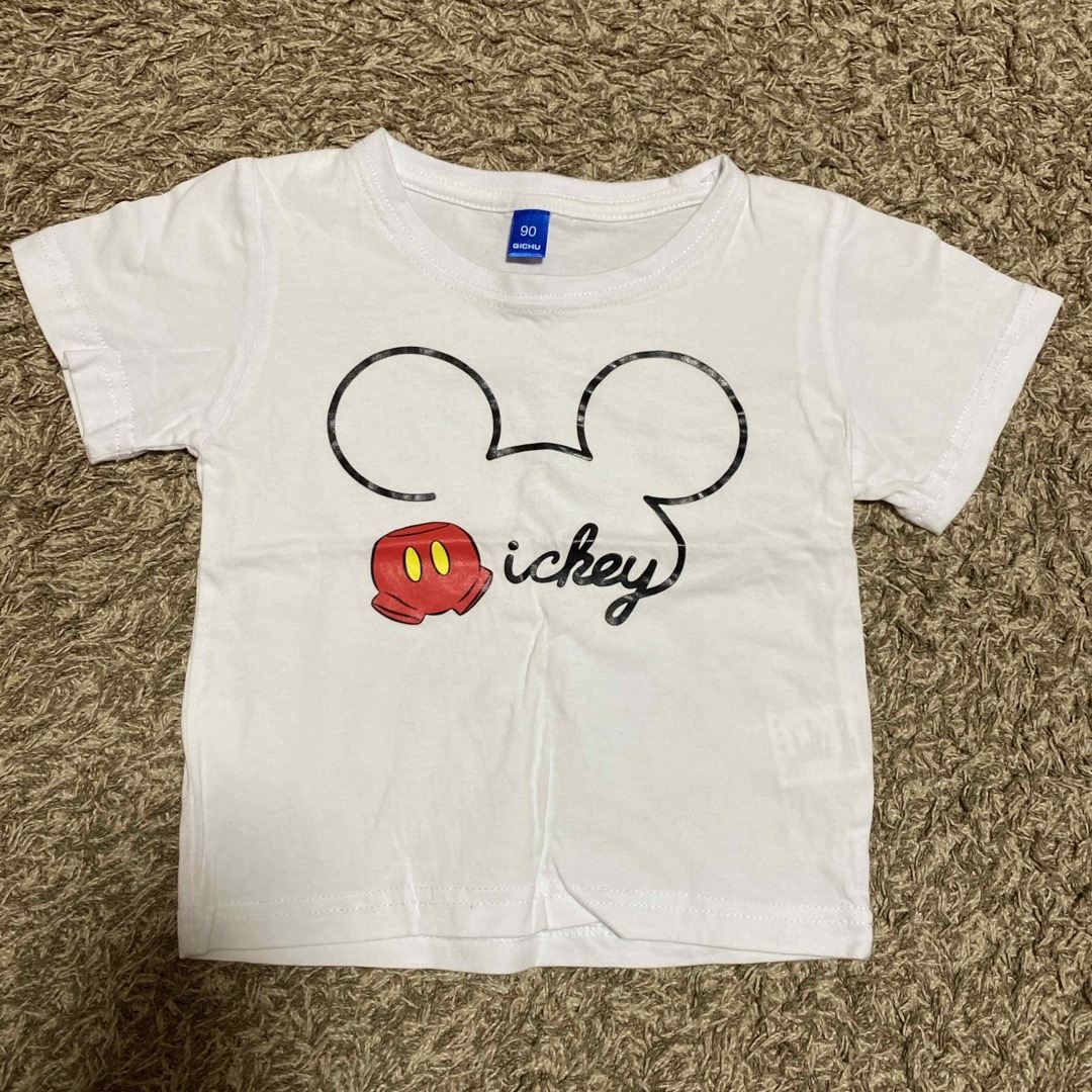 ミッキー　Tシャツ　90  キッズ/ベビー/マタニティのキッズ服男の子用(90cm~)(Tシャツ/カットソー)の商品写真