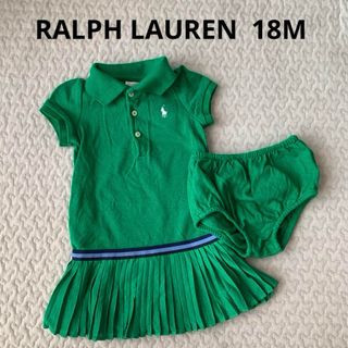 ラルフローレン(Ralph Lauren)のRALPH LAUREN ワンピース　グリーン　18M(ワンピース)