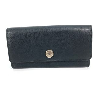 ブルガリ(BVLGARI)のブルガリ BVLGARI MONETE モネーテ 35963 ロングウォレット フラップ 長財布 レザー ブラック(財布)